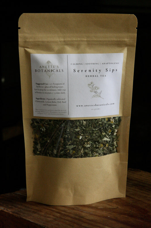 Serenity Sips Herb Tea - Calming, Soothing, Adaptogenic