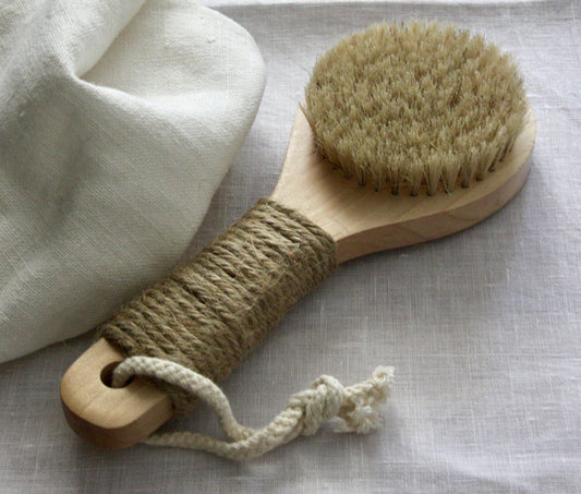 Ultimate Dry Body Brush w/Natural Bristles and Jute Detail