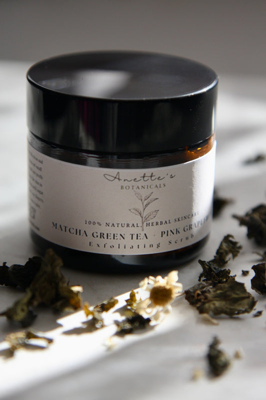 Matcha Green Tea + Pink Grapefruit Scrub