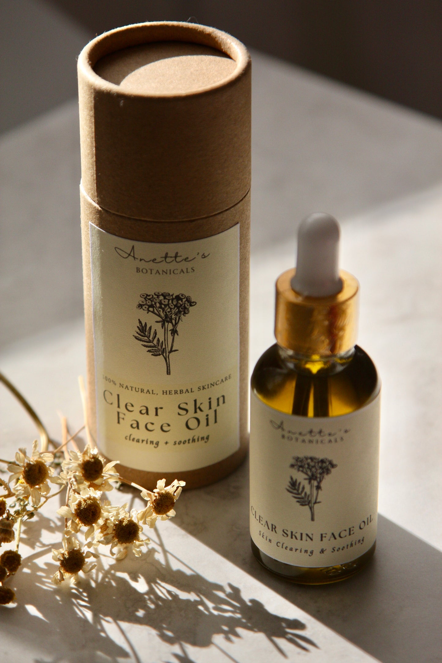 Clear Skin Face Oil: Break-out and Blemishes - Skin Soothing and Clearing