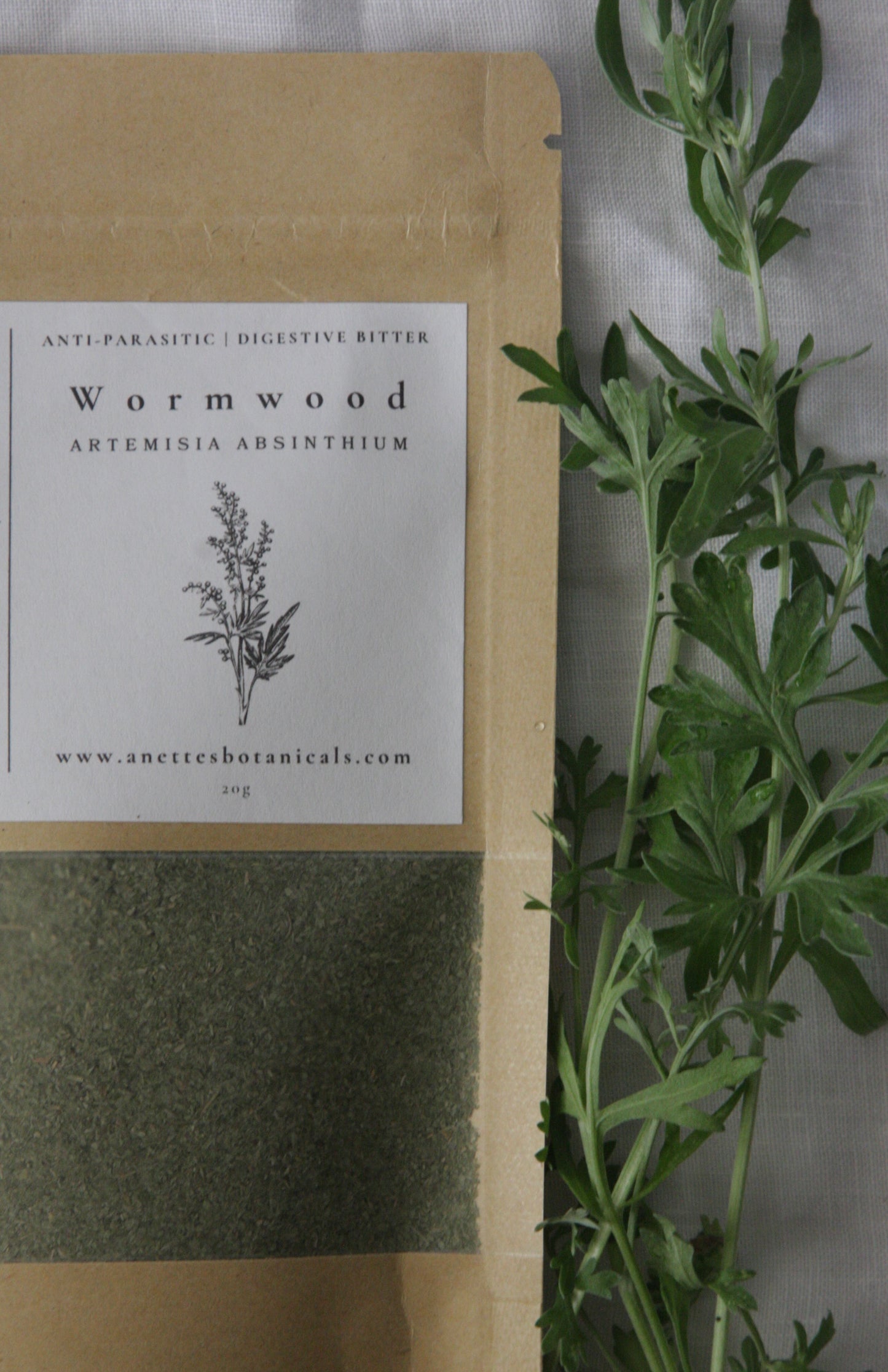 Wormwood Herb: Anti-Parasitic & Digestive Bitter