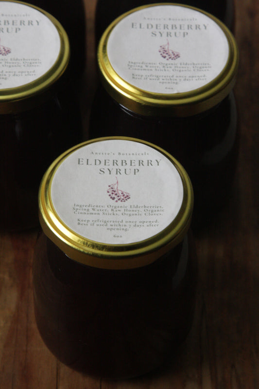 Elderberry Syrup w/Raw Honey