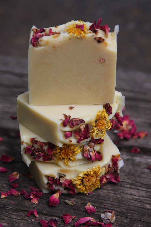 Scented Geranium and Green Oats Soap Bar