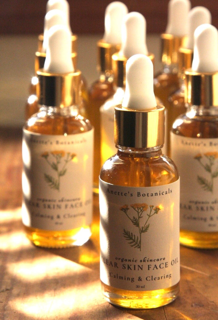 Clear Skin Face Oil: Break-out and Blemishes - Skin Soothing and Clearing