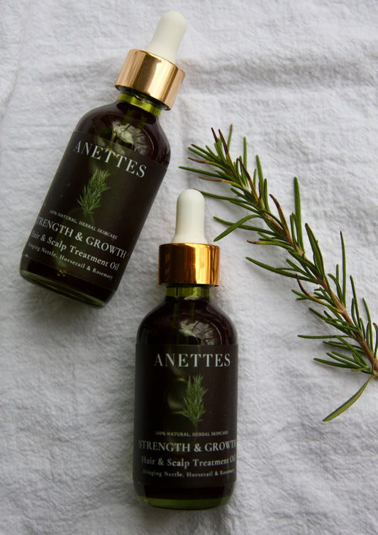 Hair&Scalp Extra Strength Treatment Oil - Stinging Nettle, Horsetail and Rosemary Herbs